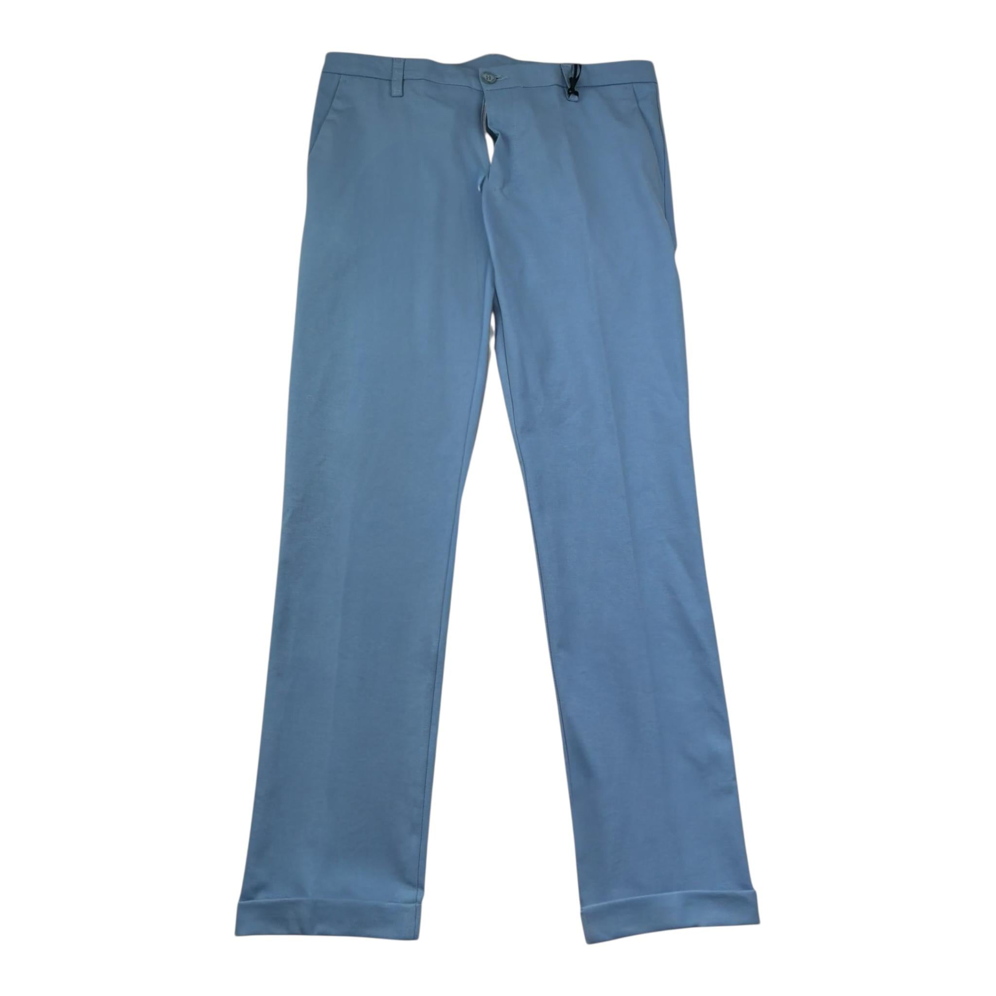 Emanuel Pris Pantalone Tinta Unita con Girovita Regolabile per Bambino EPT6228R AZZURRO EMANUEL PRIS 