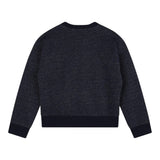 MICHAEL KORS felpa girocollo tinta unita con stampa Blu per Bambina R30149 BLU MICHAEL KORS 