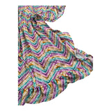 F**K Abito Tinta Unita con Fantasia per Bambina FJ25G5G08DSX51 MULTICOLOR F**K 