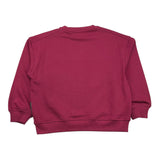 JOHN RICHMOND felpa chiusa girocollo tinta unita con stampa Bordeaux per Bambina RGA25102FE BORDEAUX JOHN RICHMOND 