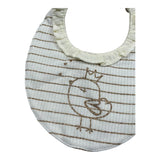 Mayoral Bavetta Tinta Unita Fantasia A Righe per Neonata 9098 PANNA MAYORAL 