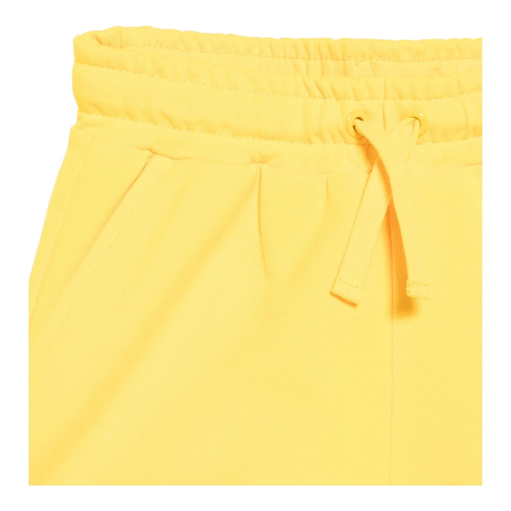 Moschino Completo 2 Pezzi Top-Short Tinta Unita per Bambina HDG01D GIALLO MOSCHINO 