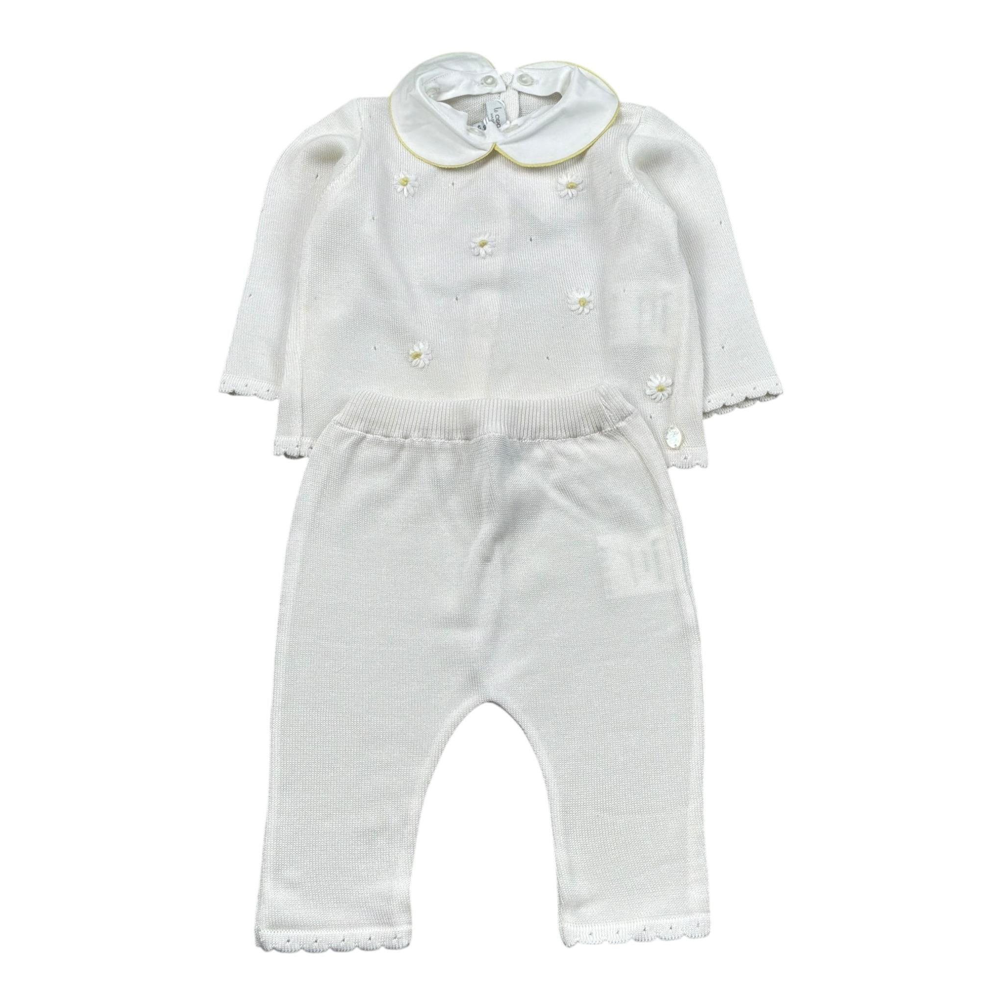 Le Coconne Completo 2 Pezzi Maglia-Leggins per Neonata LCN1412 PANNA LE COCONNE 