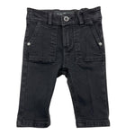 JOHN RICHMOND jeans tinta unita con tasche Nero per Neonato RIA25061JE NERO JOHN RICHMOND 
