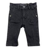 JOHN RICHMOND jeans tinta unita con tasche Nero per Neonato RIA25061JE NERO JOHN RICHMOND 