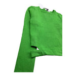 TO be too shirt girocoll tinta unita Verde per Bambina TBT2432 VERDE TO be too 