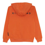 John Richmond Felpa Tinta Unita con Zip E Cappuccio per Bambino RBP25004FEJX ARANCIONE JOHN RICHMOND 