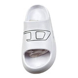 Diesel Ciabatte Tinta Unita con Logo per Bambino BC0560 BIANCO DIESEL 