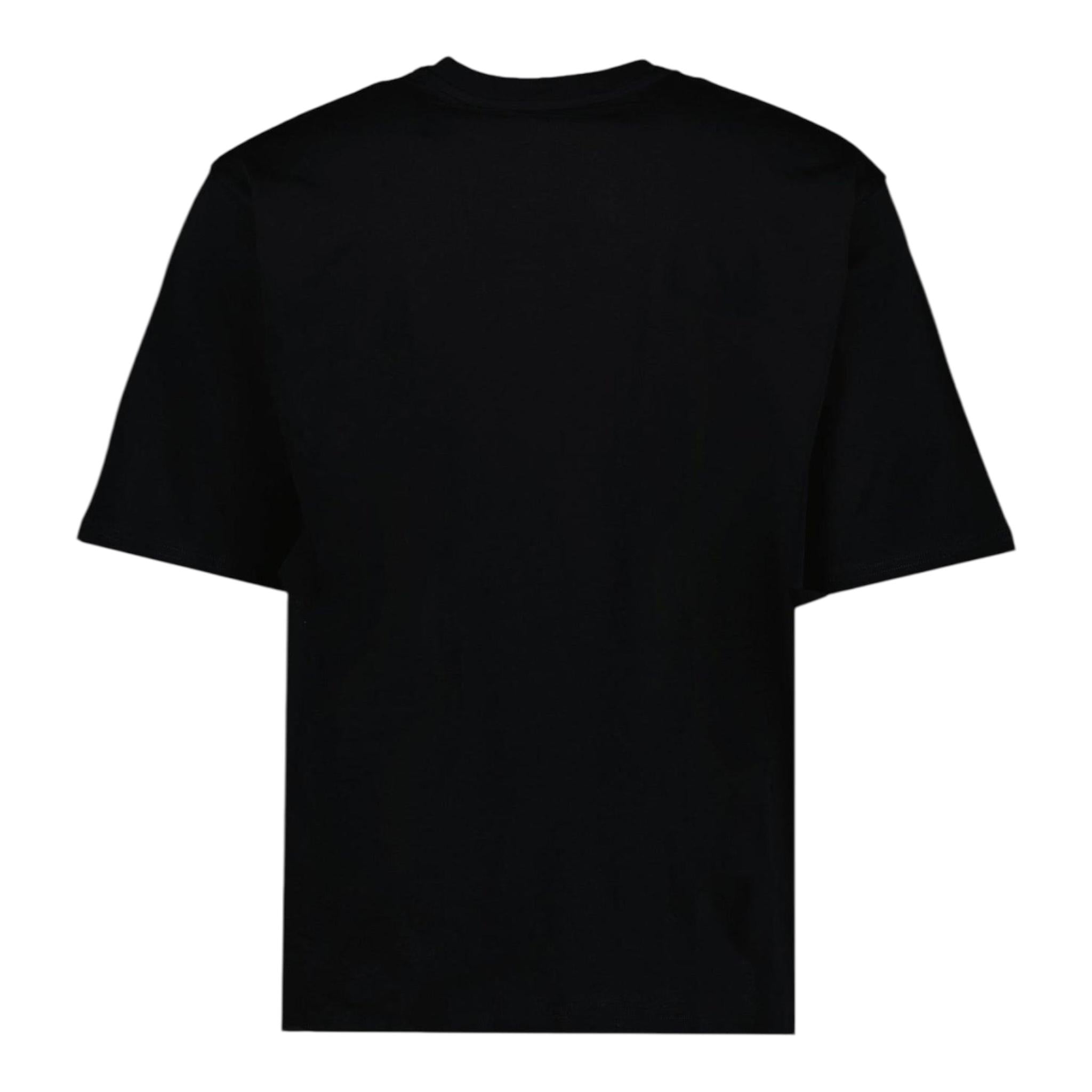 Moschino T-Shirt Tinta Unita con Stampa per Bambina HUM058X NERO MOSCHINO 