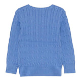 Ralph Lauren Maglia Girocollo Tinta Unita con Logo per Neonato 323702674016N AZZURRO RALPH LAUREN 