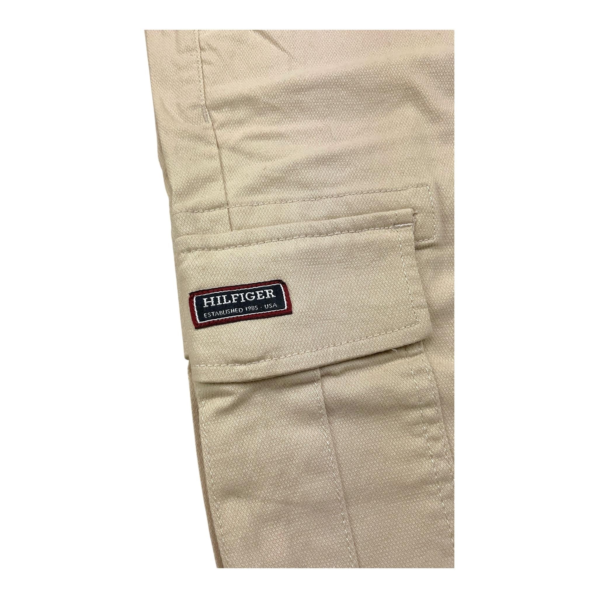 TOMMY HILFIGER pantalone tinta unita con elastico in vita Beige per Bambino KB0KB09063 BEIGE TOMMY HILFIGER 