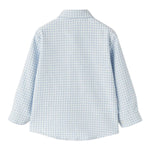 IL GUFO camicia tinta unita con fantasia a quadri Azzurro per Neonato A24CL116C3143 AZZURRO IL GUFO 