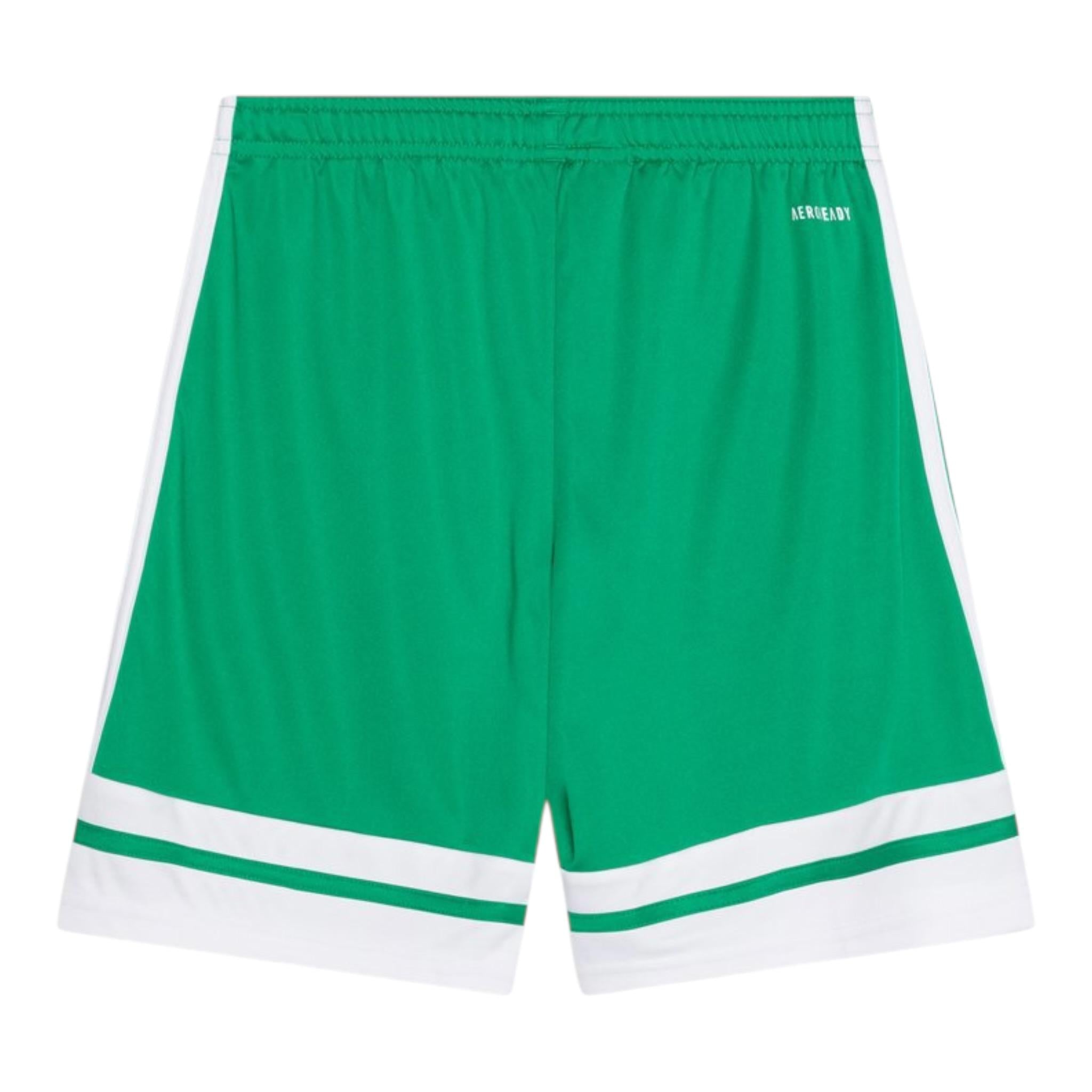 Adidas Bermuda Tinta Unita con Logo per Bambino JN7484 VERDE Adidas 