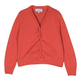 MIMISOL cardigan tinta unita con bottoni Corallo per Bambina MFMA049 CORALLO MIMISOL 