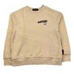 REPLAY felpa chiusa girocollo tinta unita con logo Panna per Bambino SB2067 PANNA REPLAY 