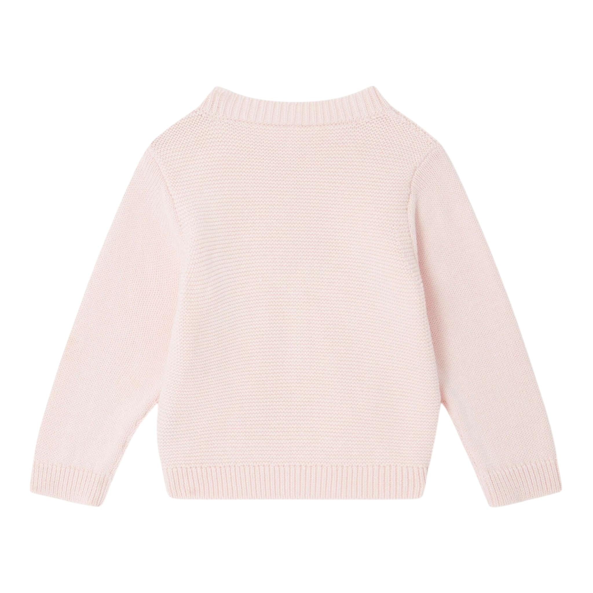 STELLA McCARTNEY maglia girocollo tinta unita con ricami Rosa per Neonata TV9060 ROSA STELLA McCARTNEY 