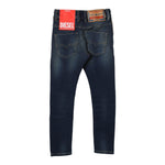 DIESEL jeans tinta unita con elastico in vita Blu per Bambino 00J3AJ BLU DIESEL 