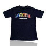 Cesare Paciotti T-Shirt Girocollo Tinta Unita con Stampa per Neonato TSP5111BX BLU CESARE PACIOTTI 