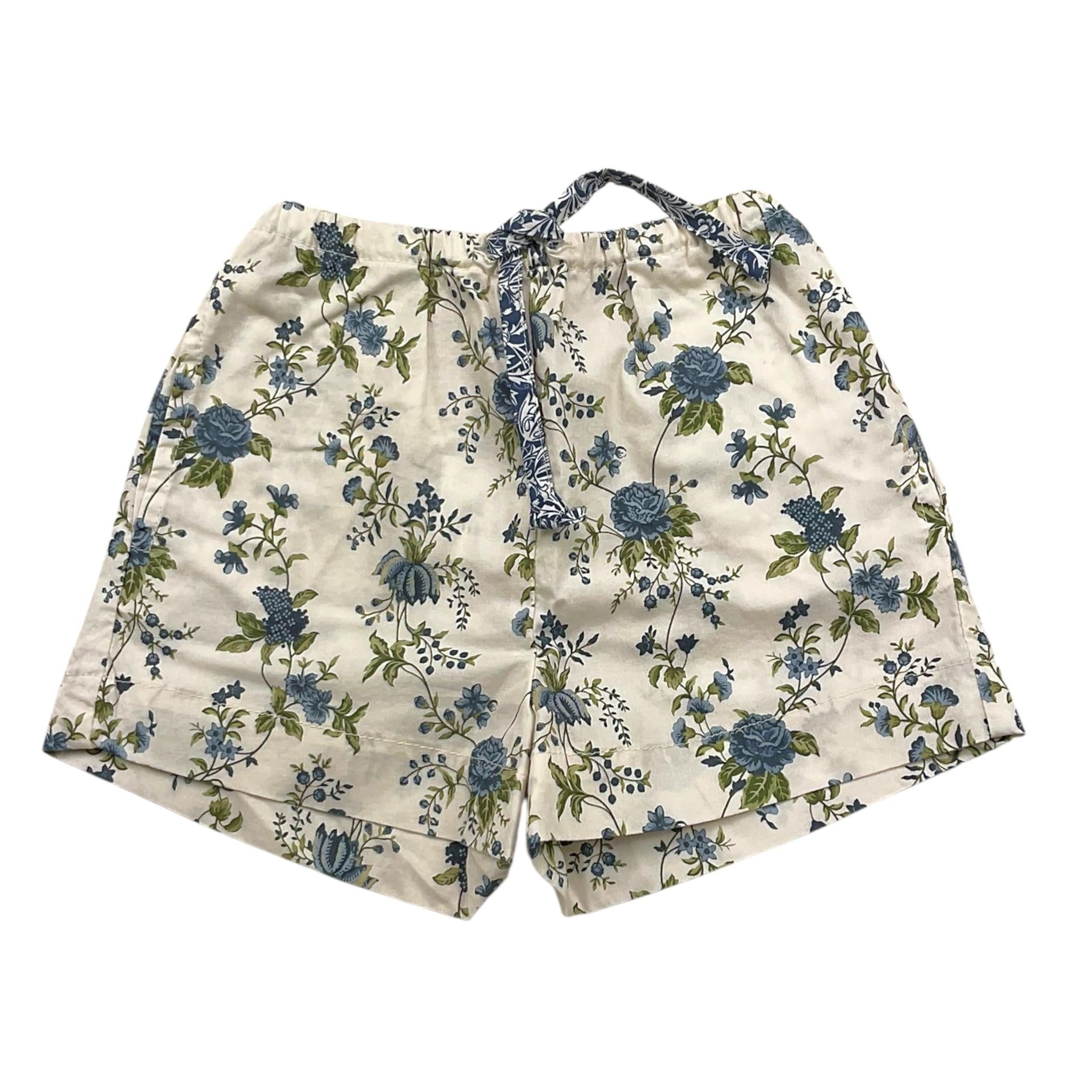 Babe & Tess Short Tinta Unita con Fantasia Fiori per Neonata 35518030N PANNA BABE & TESS 