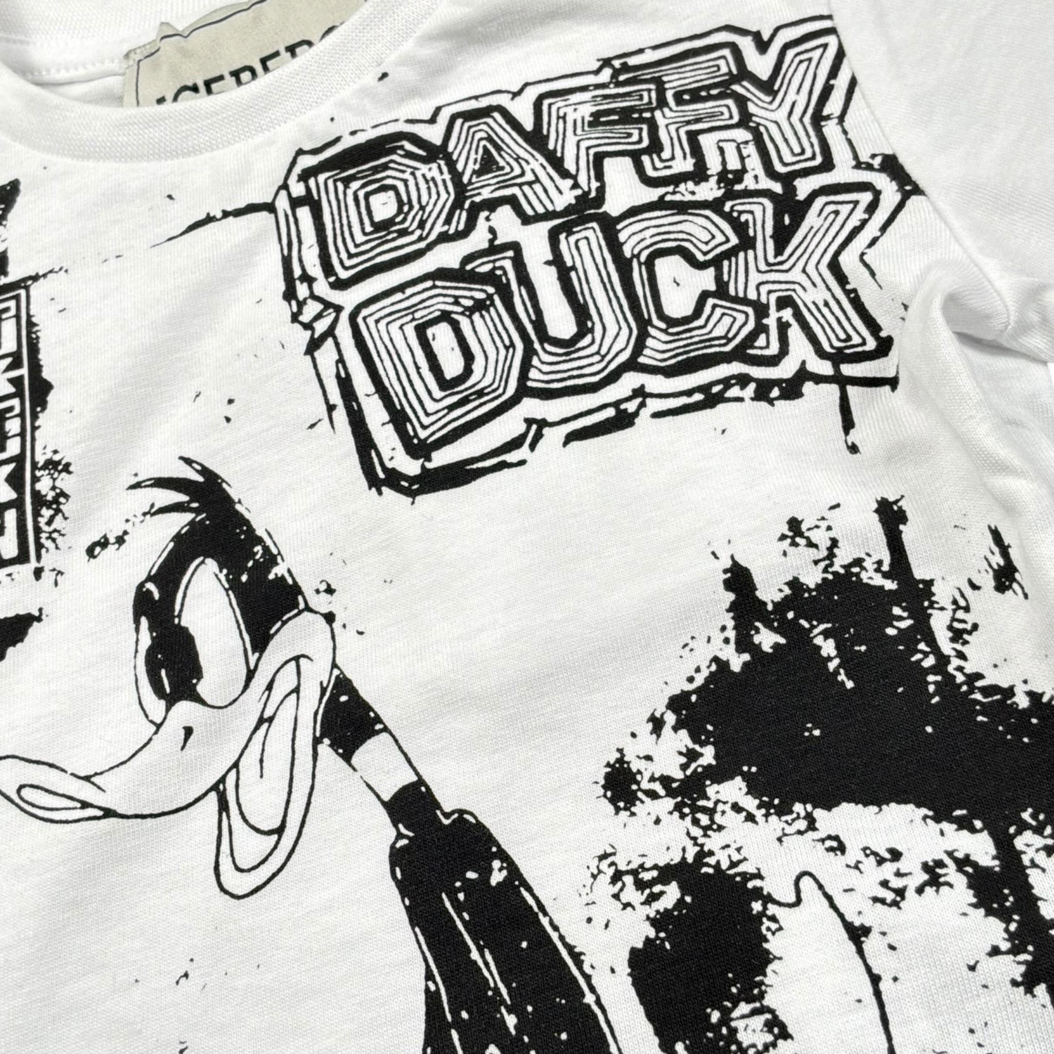 Iceberg T-Shirt Girocollo Tinta Unita con Stampe In Contrasto per Neonato TSICE5123BXX BIANCO ICEBERG 