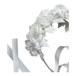 Monnalisa Cerchietto Tinta Unita con Applicazioni per Bambina CERMN BIANCO MONNALISA 