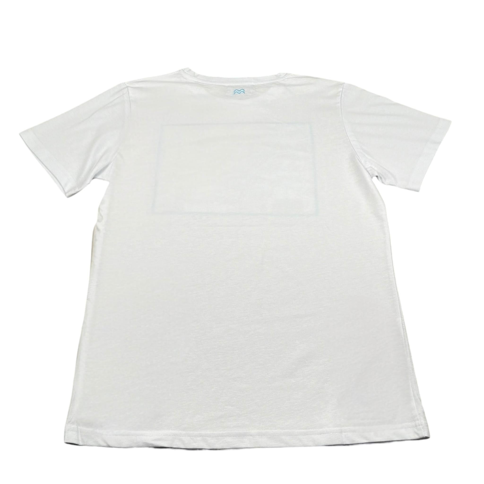 Move T-Shirt Girocollo Tinta Unita con Stampa per Bambino PRINTBIADIEGO BIANCO MOVE 