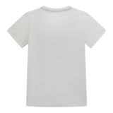 Guess T-Shirt Girocollo Tinta Unita con Stampa per Bambino L5RI02K8HM4 BIANCO GUESS 
