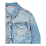 Liu Jo Giubbino In Denim Tinta Unita per Bambina GA5180XX AZZURRO LIU JO 