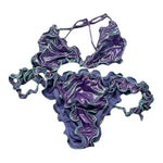 F**K Costume 2 Pezzi Triangolo-Mutandina  per Bambina FJ25G1H05TAX63 VIOLA F**K 