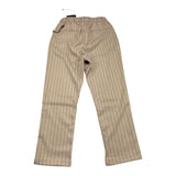 NEVER TOO pantalone tinta unita con fantasia a righe Beige per Bambino NT2120R BEIGE NEVER TOO 