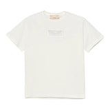 Elisabetta Franchi T-Shirt Girocollo Tinta Unita con Logo per Bambina EFTS235 PANNA ELISABETTA FRANCHI 
