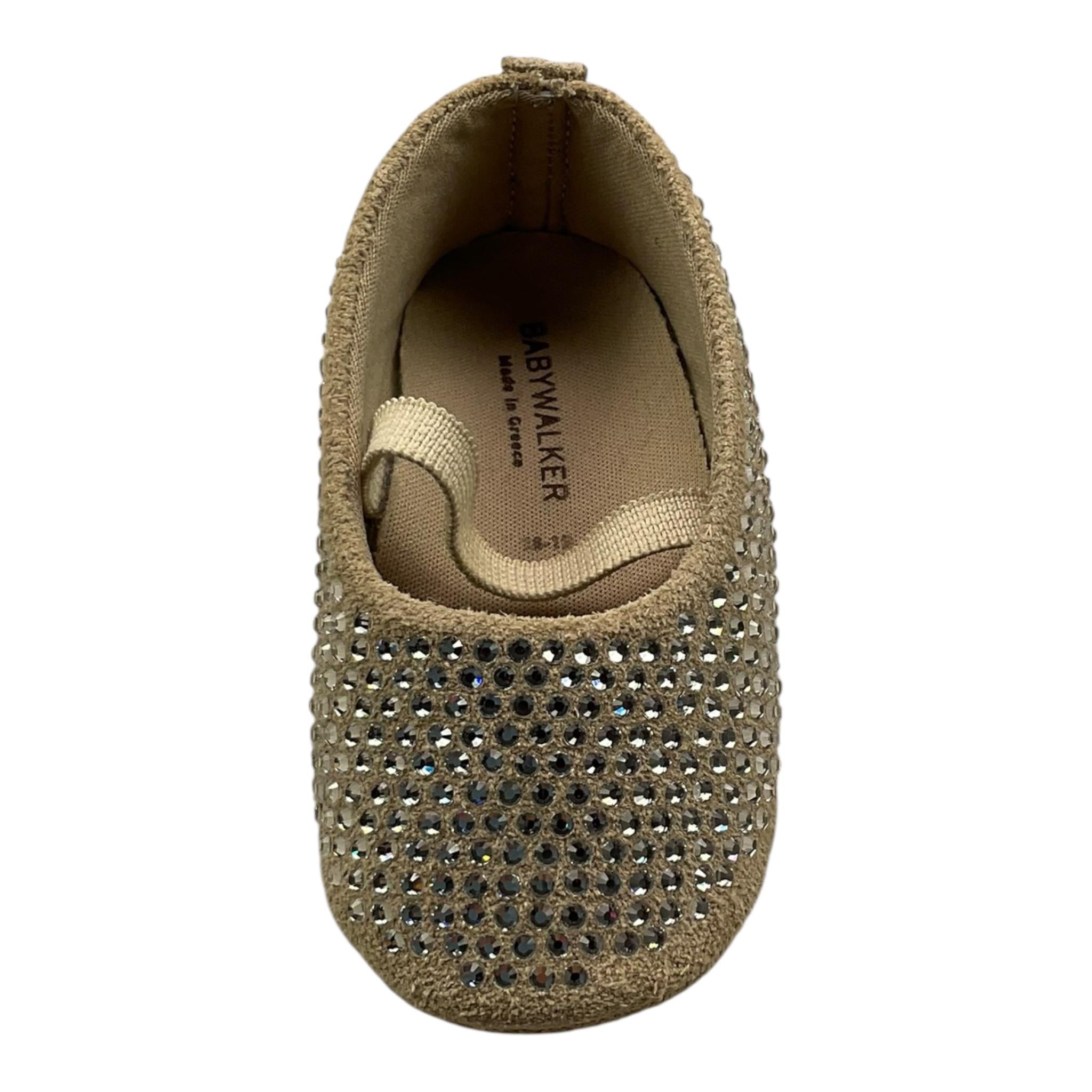 BABY WALKER ballerina tinta unita con brillantini Beige per Neonata PB1623 BEIGE BABY WALKER 