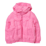 DSQUARED2 giubbino tinta unita con cappuccio Rosa per Bambina DQ1859 ROSA DSQUARED2 