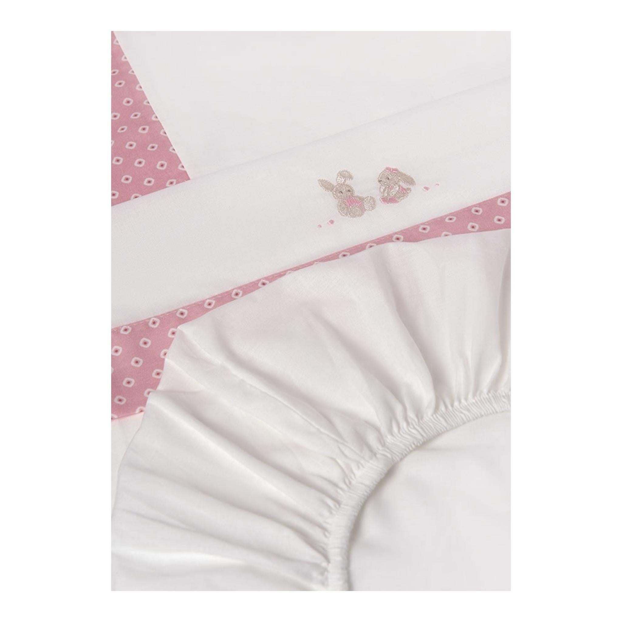 Mayoral Set Coperta 3 Pezzi Bicolore con Stampa per Neonata 9466 BIANCO/ROSA MAYORAL 