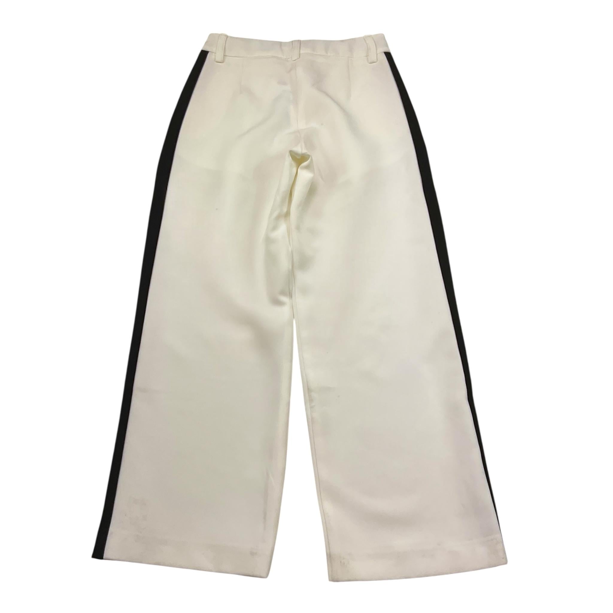 Vicolo Pantalone Tinta Unita con Profili In Contrasto per Bambina 3145P00066 PANNA VICOLO 