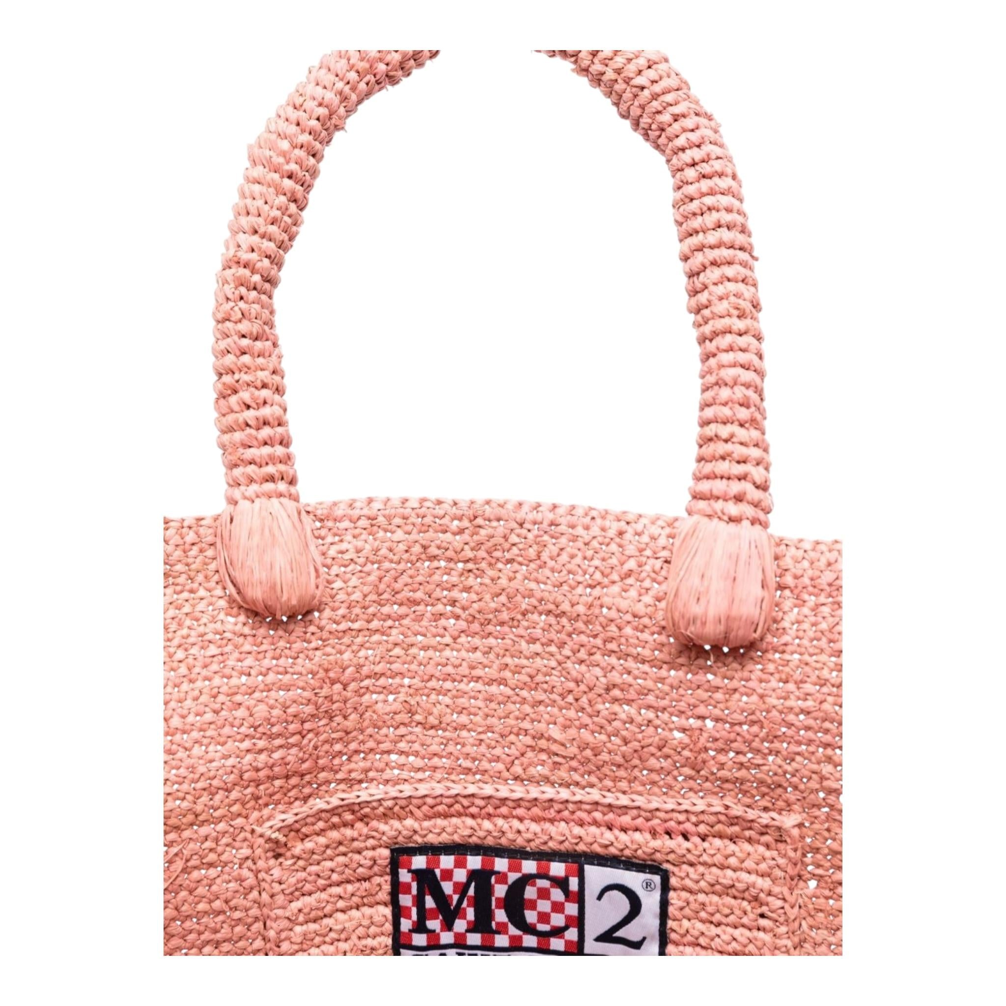 Saint Barth Borsa Tinta Unita con Logo per Bambina COL0026 ROSA SAINT BARTH 