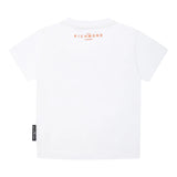 John Richmond T-Shirt Girocollo Tinta Unita con Stampa per Bambino RIP25014TSJ BIANCO JOHN RICHMOND 