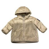 BOMBOOGIE giubbino tinta unita cn cappuccio e pelliccia Beige per Neonata 8836 BEIGE BOMBOOGIE 