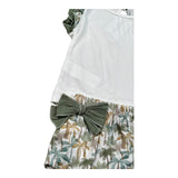 Calamaro Completo 2 Pezzi T-Shirt-Culotte per Neonata 11129 BIANCO CALAMARO 