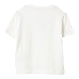 Elisabetta Franchi T-Shirt Girocollo Tinta Unita con Applicazioni Brillantini per Bambina EFTS226 BIANCO ELISABETTA FRANCHI 