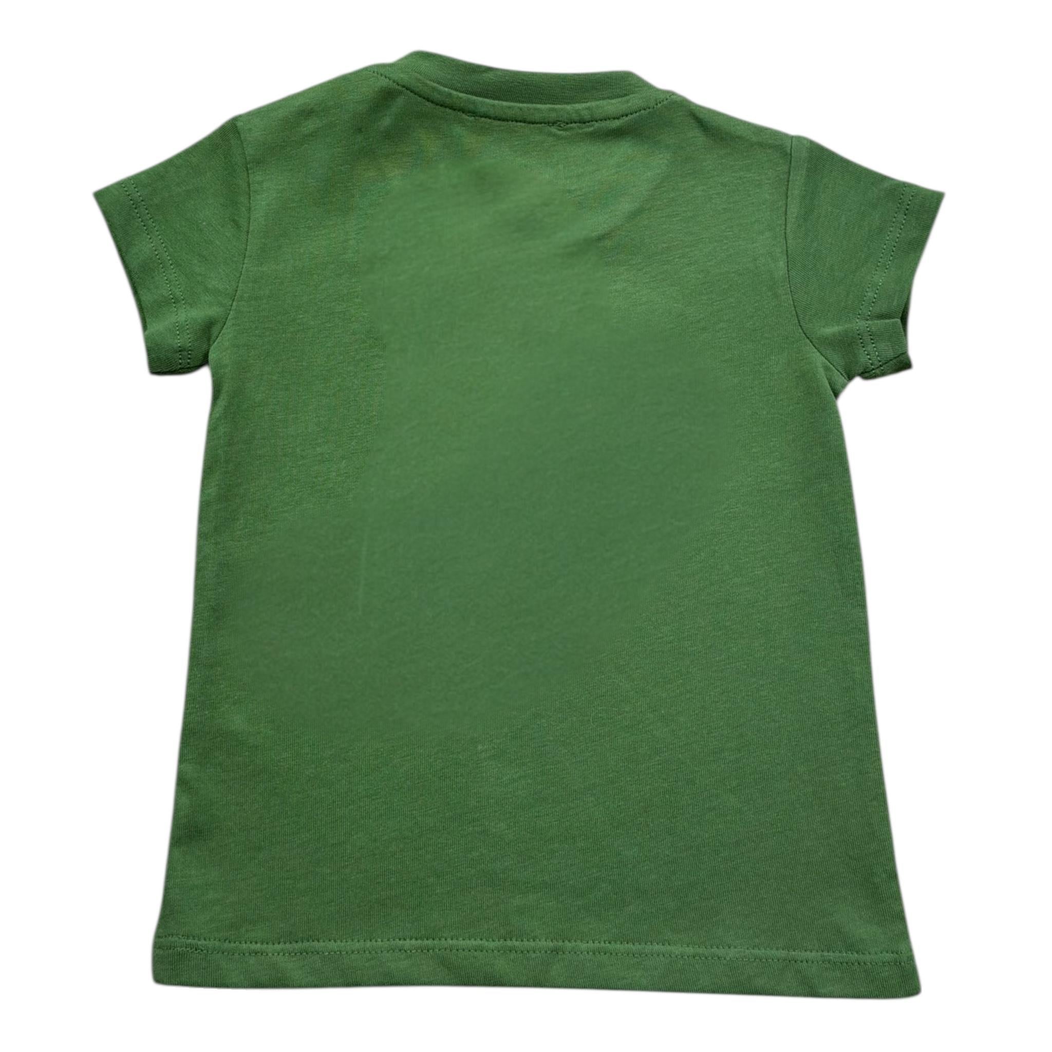 John Richmond T-Shirt Girocollo Tinta Unita con Logo per Neonato RIP26008TS VERDE JOHN RICHMOND 