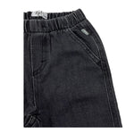 IL GUFO jeans tinta unit con elastico in vita Nero per Neonato A24PL427J0048N NERO IL GUFO 