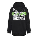 Blauer Felpa Tinta Unita con Stampa E Cappuccio per Neonato 25SBLKF08561 NERO BLAUER 