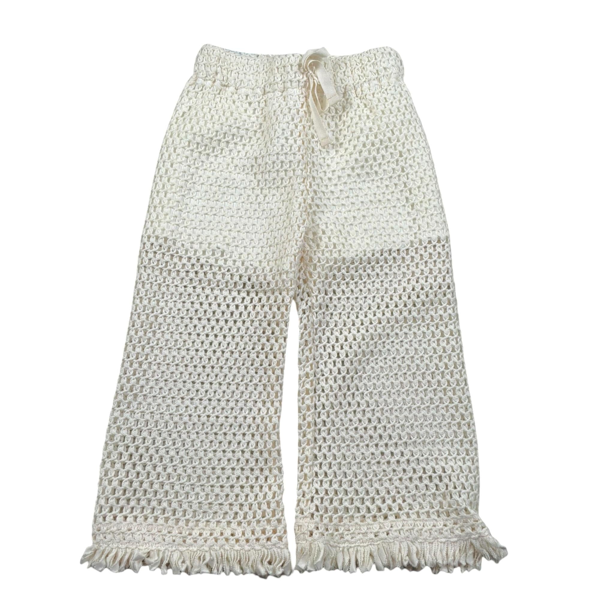 Lalalu' Pantalone tinta unita Traforato Beige per Neonata PTL80PBX BEIGE LALALU' 