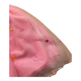 Billieblush Abito Giromanica con Gonna In Tulle per Bambina U20957 BIANCO BillIEBLUSH 