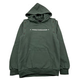 DANIELE ALESSANDRINI felpa tinta unita con cappuccio e stampa Verde per Bambino 1231F00034XXX VERDE DANIELE ALESSANDRINI 