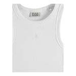 Scotch & Shrunk Canotta Tinta Unita A Costine per Bambino 179374 BIANCO SCOTCH & SHRUNK 