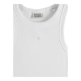 Scotch & Shrunk Canotta Tinta Unita A Costine per Bambino 179374 BIANCO SCOTCH & SHRUNK 
