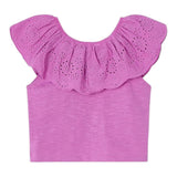 Mayoral Top Tinta Unita con Scollo A Barca per Neonata 3012N VIOLA MAYORAL 