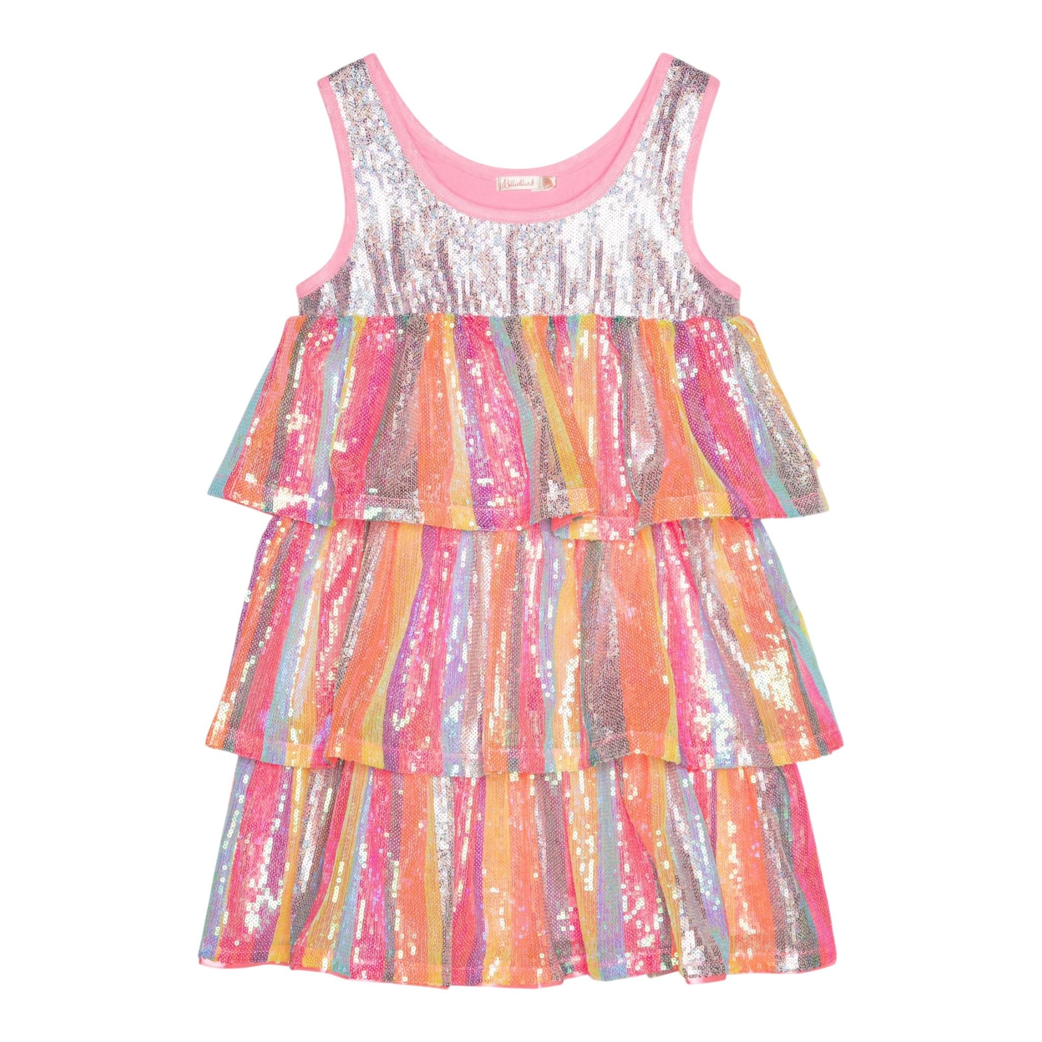 Billieblush Abito Multicolor con Paillettes Giromanica per Bambina U20968XXX MULTICOLOR BillIEBLUSH 